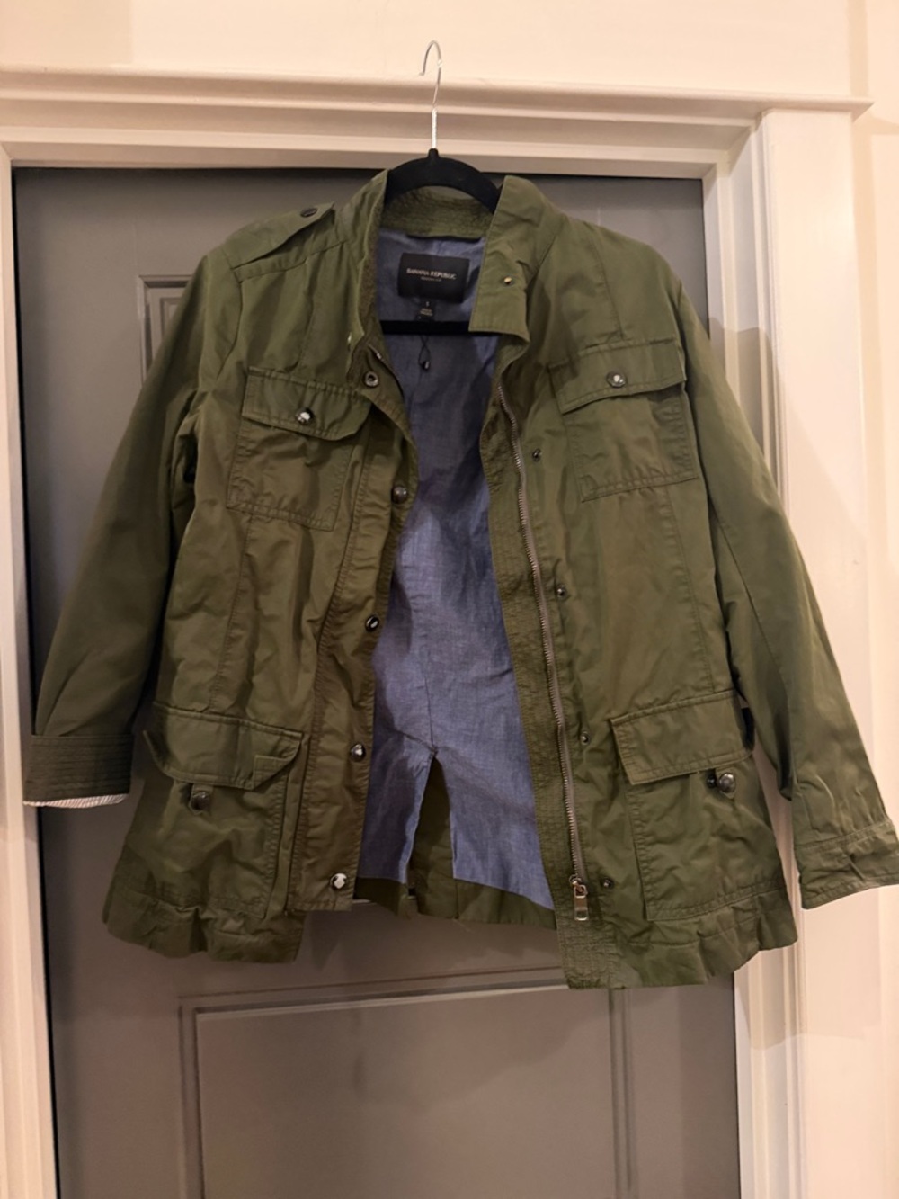 Banana Republic Olive Green Field Army Jacket